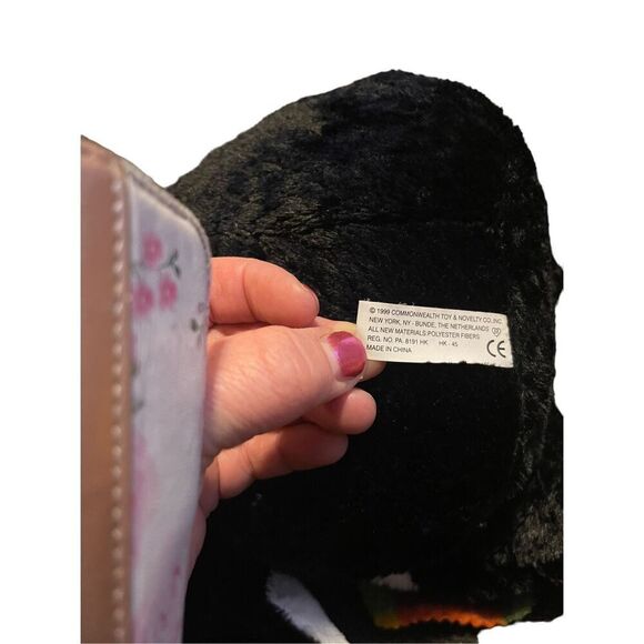 Commonwealth Plush Multicolor Stuffed Penguin with Red Ear Muffs Plaid Scarf 18” - Picture 9 of 13